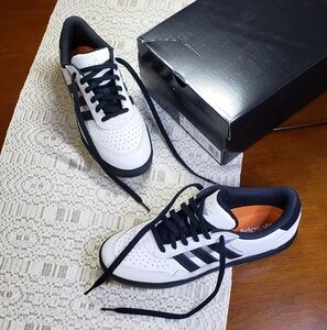 Adidas Tyshawn II Crystal White/Black/Grey Men's Skate Shoes Size 10.5